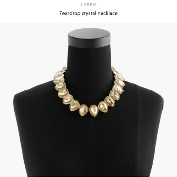 J. Crew Teardrop Crystal Necklace - Picture 2 of 14